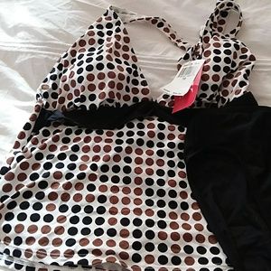 Two piece bathing suit size 10
